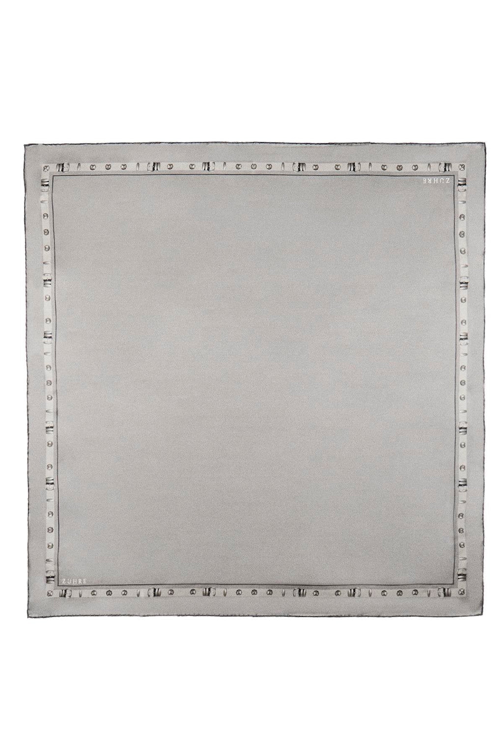 Kenar Detaylı Twill Ipek V12 Eşarp 0104