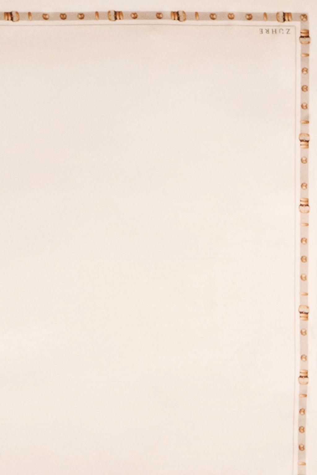 Kenar Detaylı Twill Ipek V14 Eşarp 0104