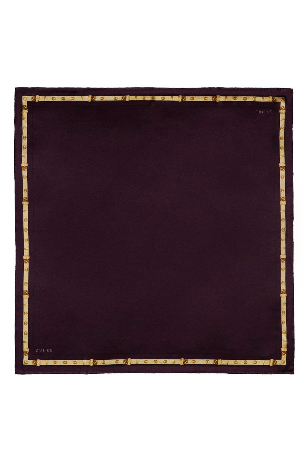 Kenar Detaylı Twill Ipek V22 Eşarp 0104