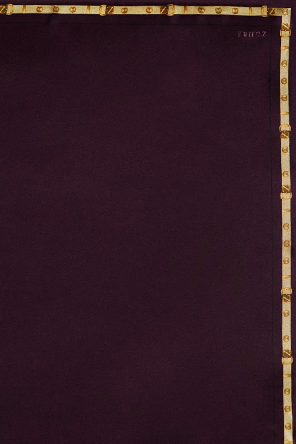 Kenar Detaylı Twill Ipek V22 Eşarp 0104