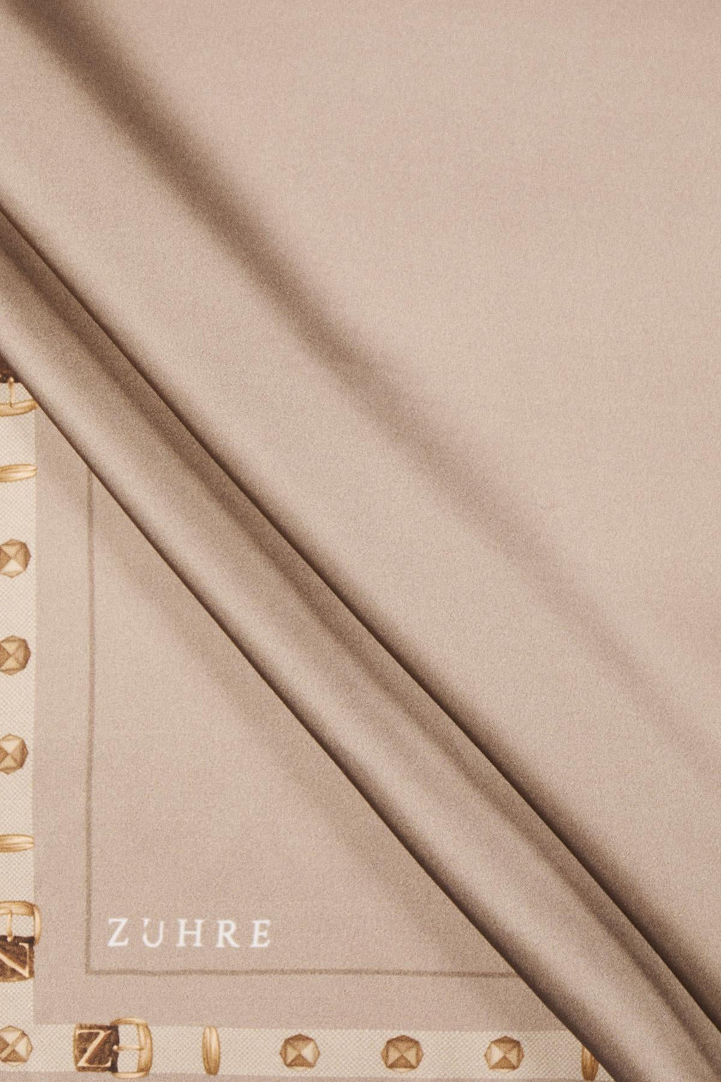Kenar Detaylı Twill Ipek V26 Eşarp 0104