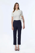 Beli Lastikli Sigaret Lacivert Pantolon 0199