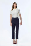 Beli Lastikli Sigaret Lacivert Pantolon 0199