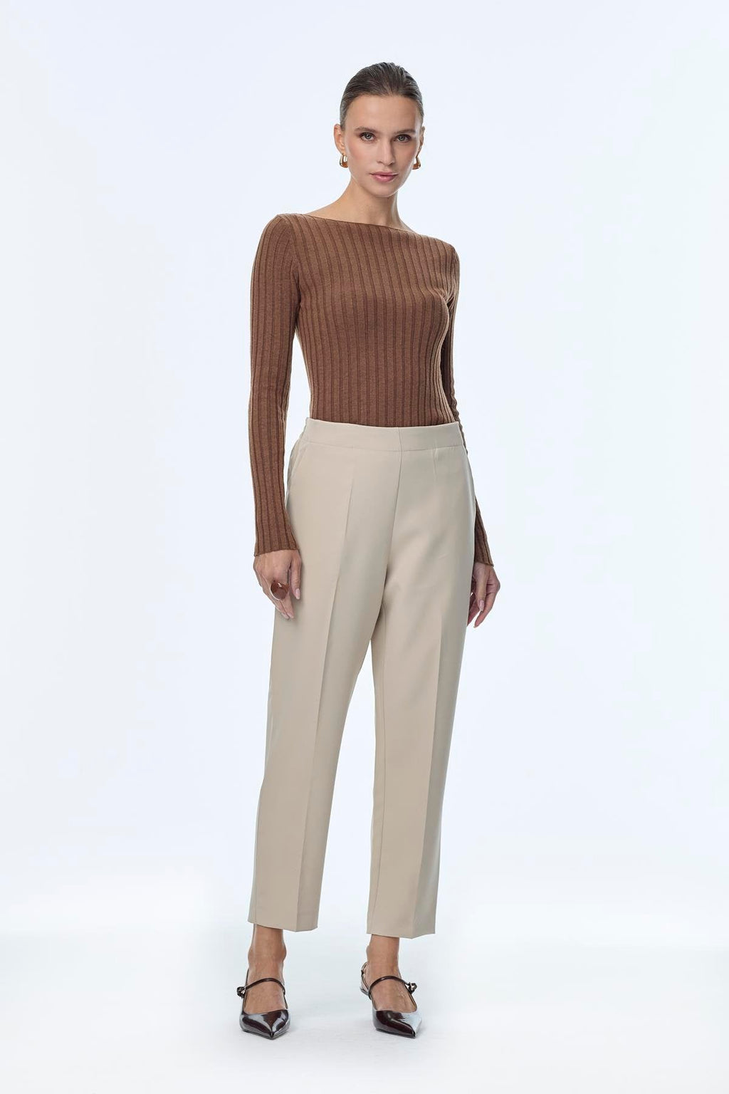 Beli Lastikli Sigaret Vizon Pantolon 0199