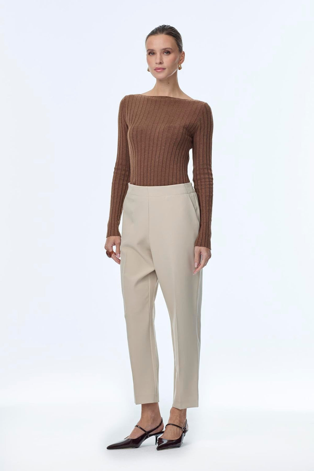 Beli Lastikli Sigaret Vizon Pantolon 0199