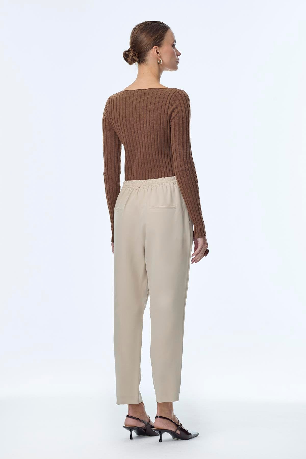 Beli Lastikli Sigaret Vizon Pantolon 0199