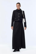 Tweed Desenli Ikili Siyah Takım 1373