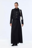 Tweed Desenli Ikili Siyah Takım 1373