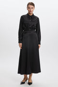 Monogram Desenli Siyah Etek 0174