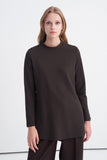 Dik Yaka Fitilli Kahve Tunik 0014