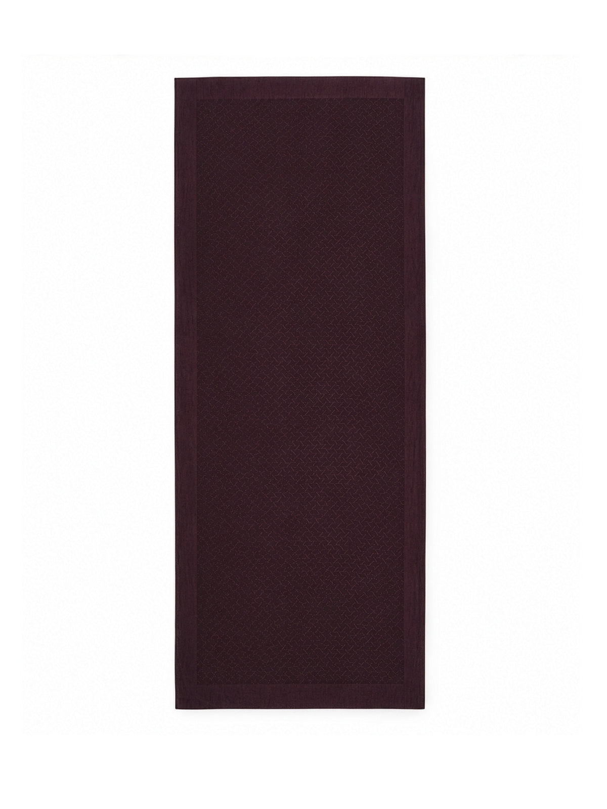 Balıksırtı Desenli Jakarlı Bordo Şal 0069