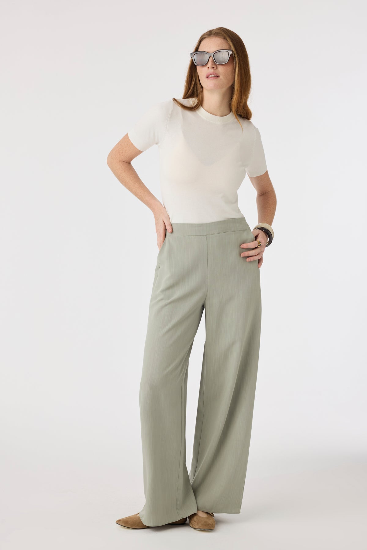 P-0013 SAREL PANTOLON 38-48 Ada Çayı Pantolon 0013
