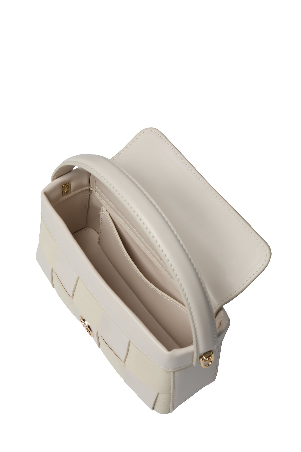 Örgü Desenli Kapitone A.bej Çanta 0050