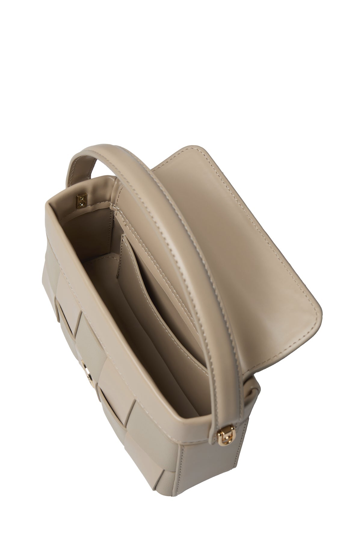 Örgü Desenli Kapitone K.bej Çanta 0050