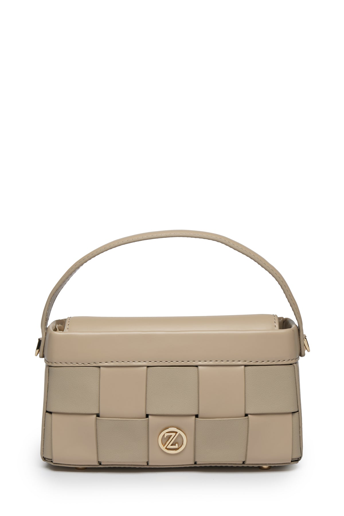 Örgü Desenli Kapitone K.bej Çanta 0050