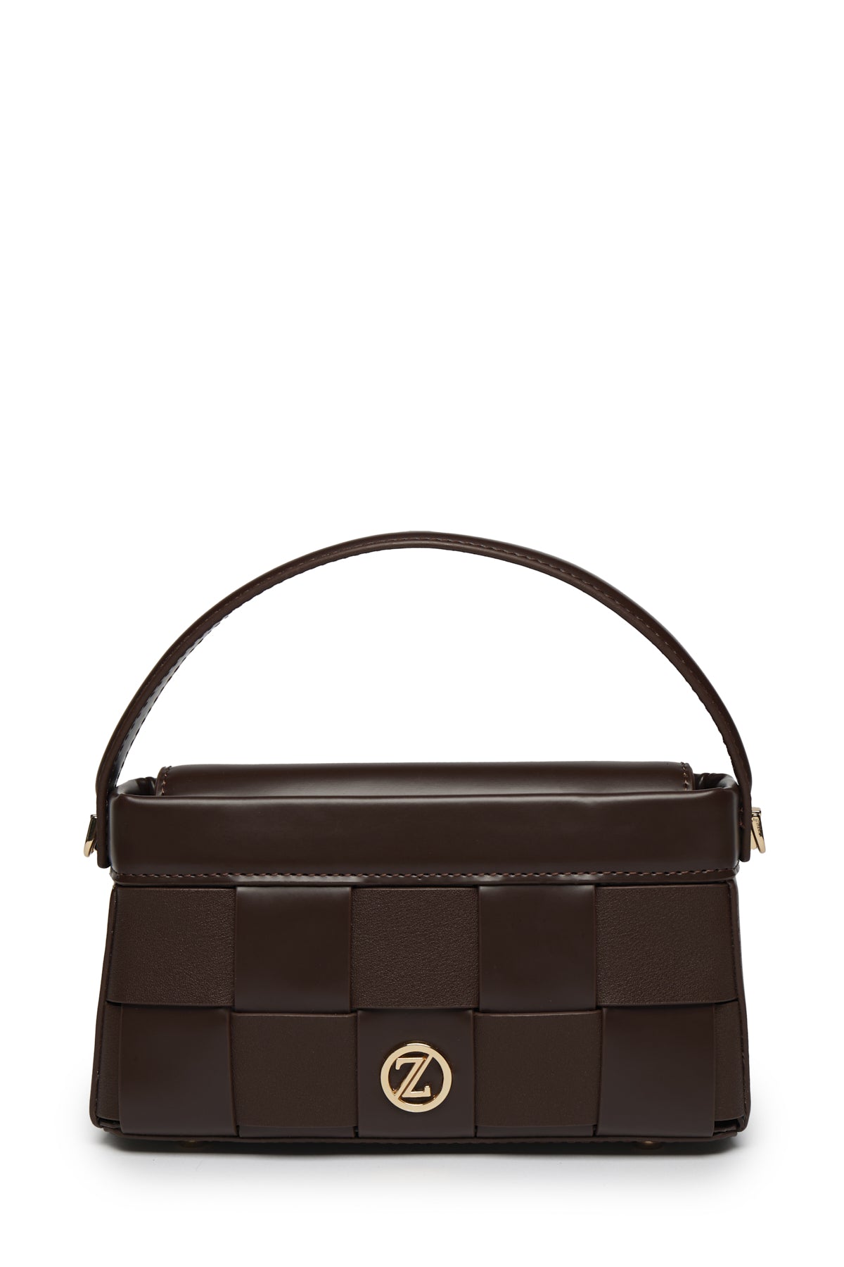 Örgü Desenli Kapitone Acı Kahve Çanta 0050