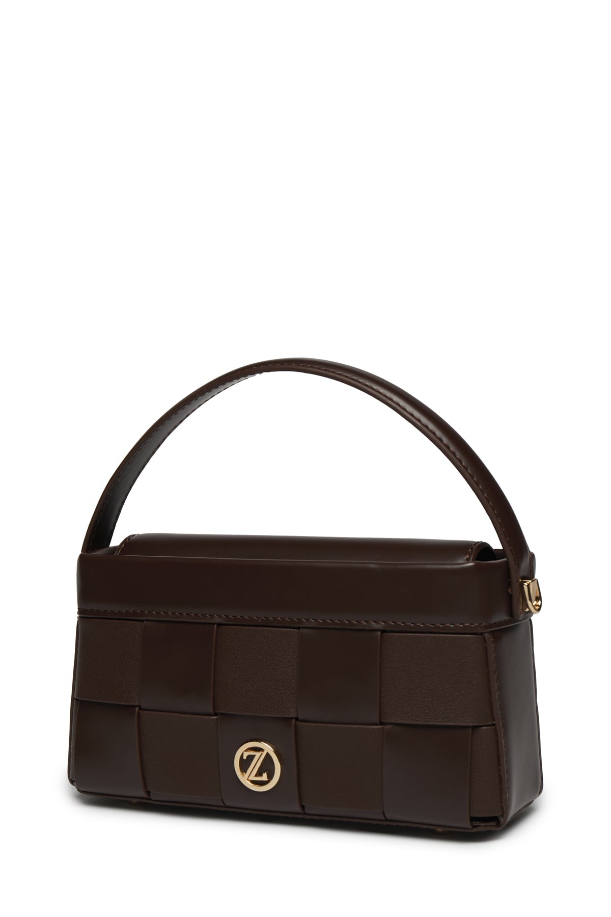 Örgü Desenli Kapitone Acı Kahve Çanta 0050