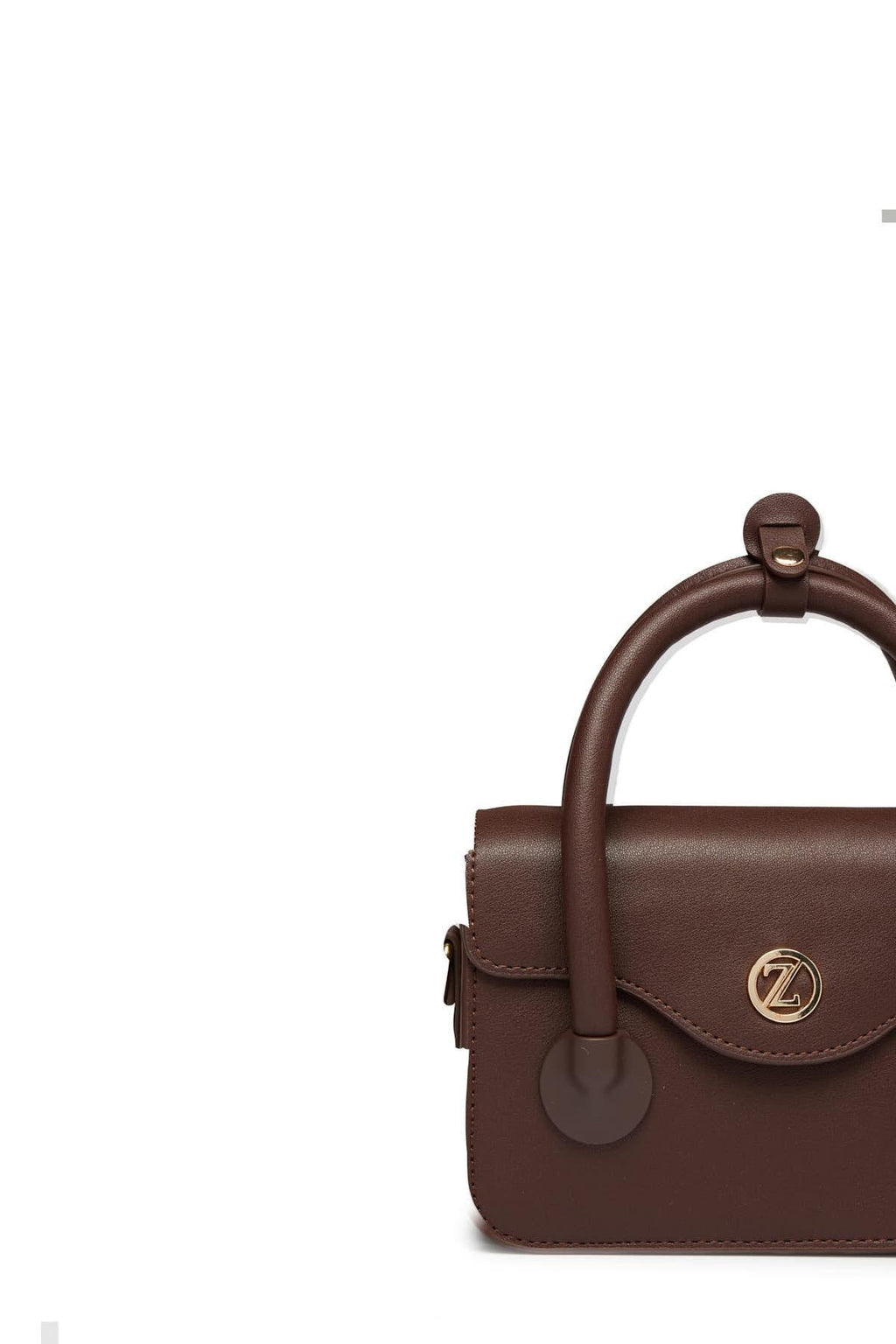 Mıknatıs Kapamalı Mini El Ve Omuz Sı Acı Kahve Çanta 0052