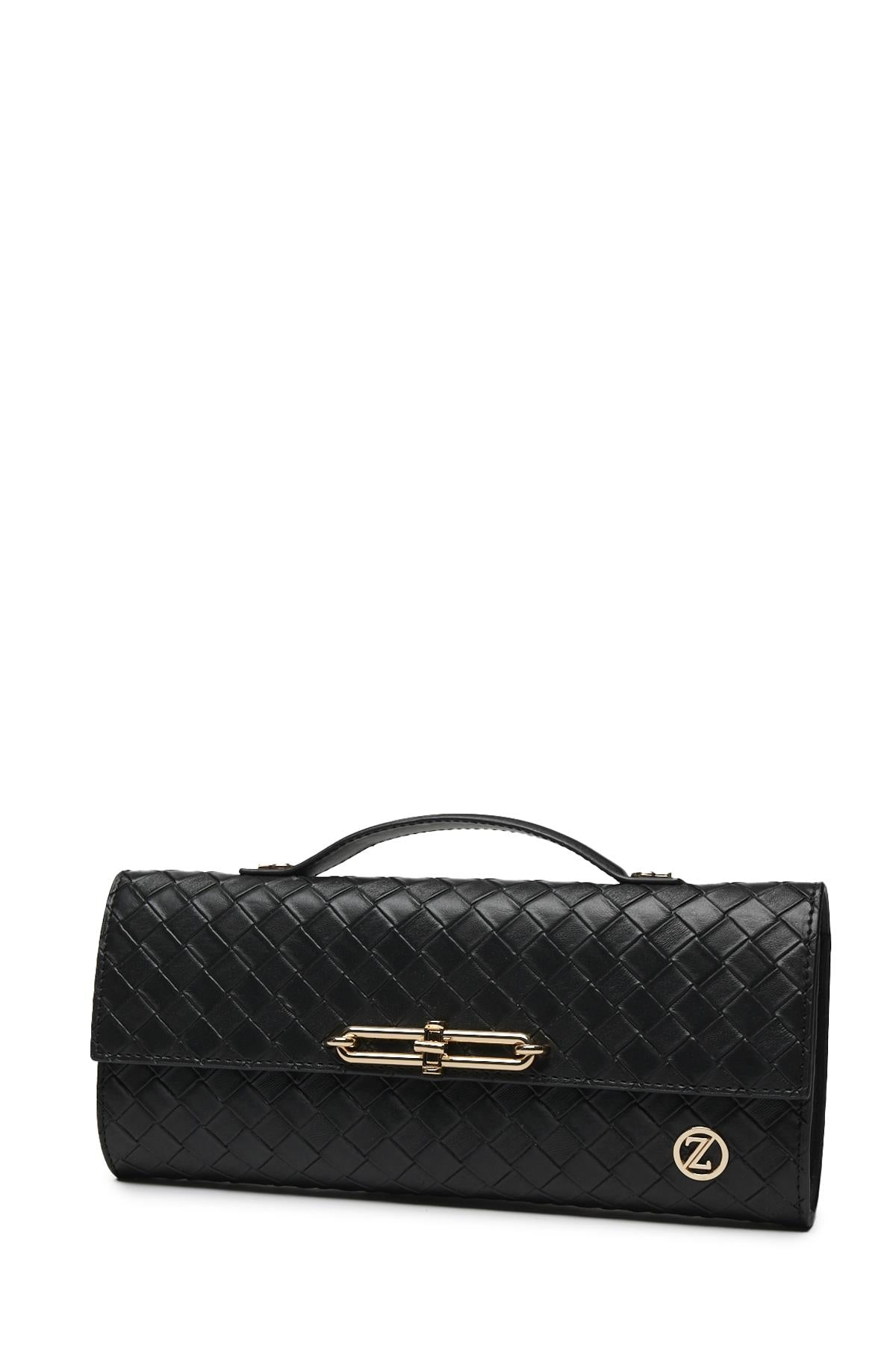 Desenli El Sı Siyah Çanta 0054