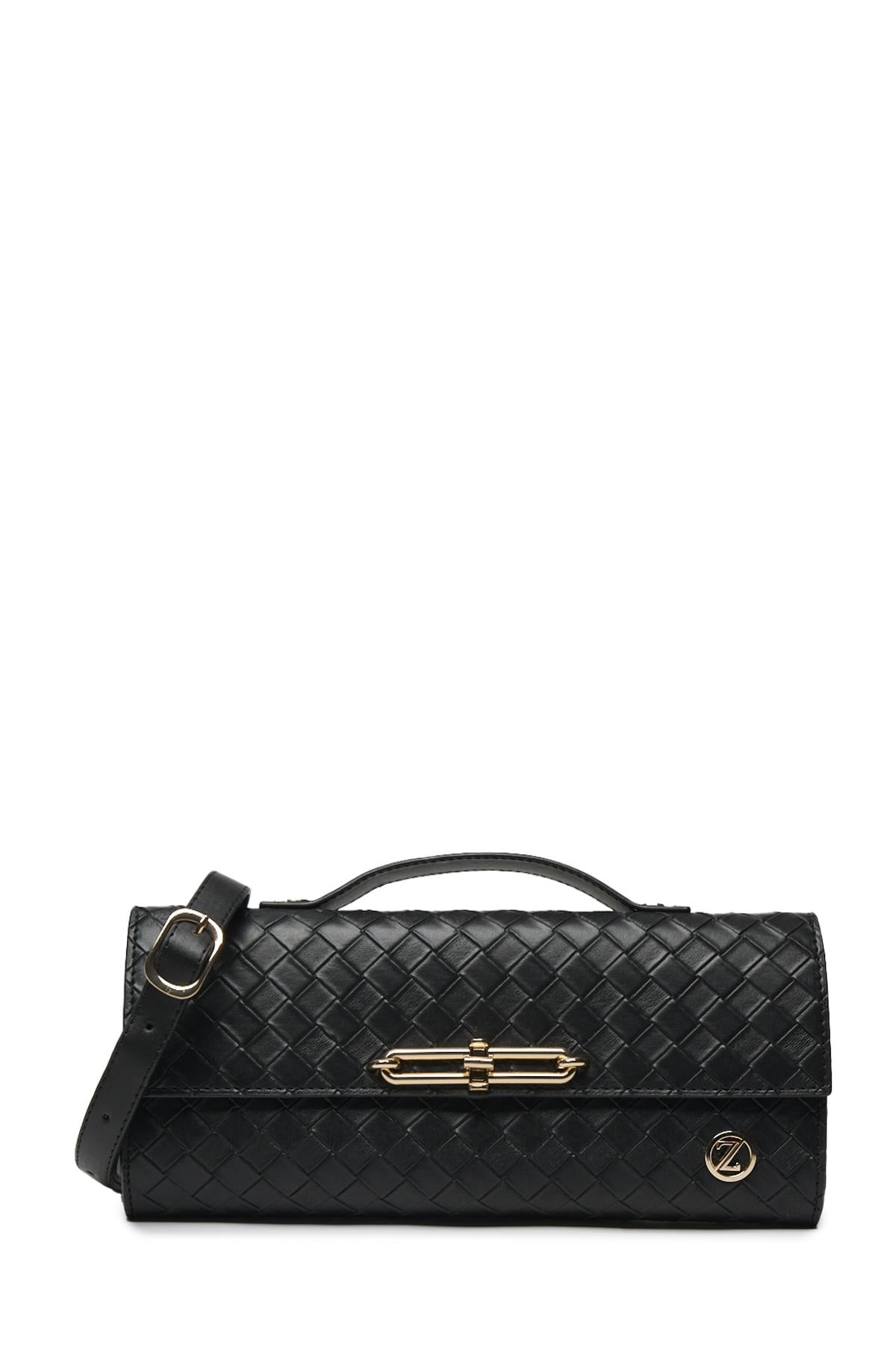 Desenli El Sı Siyah Çanta 0054