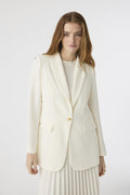 C-0070 TRAPHY CEKET 38-46 Ekru Ceket 0070