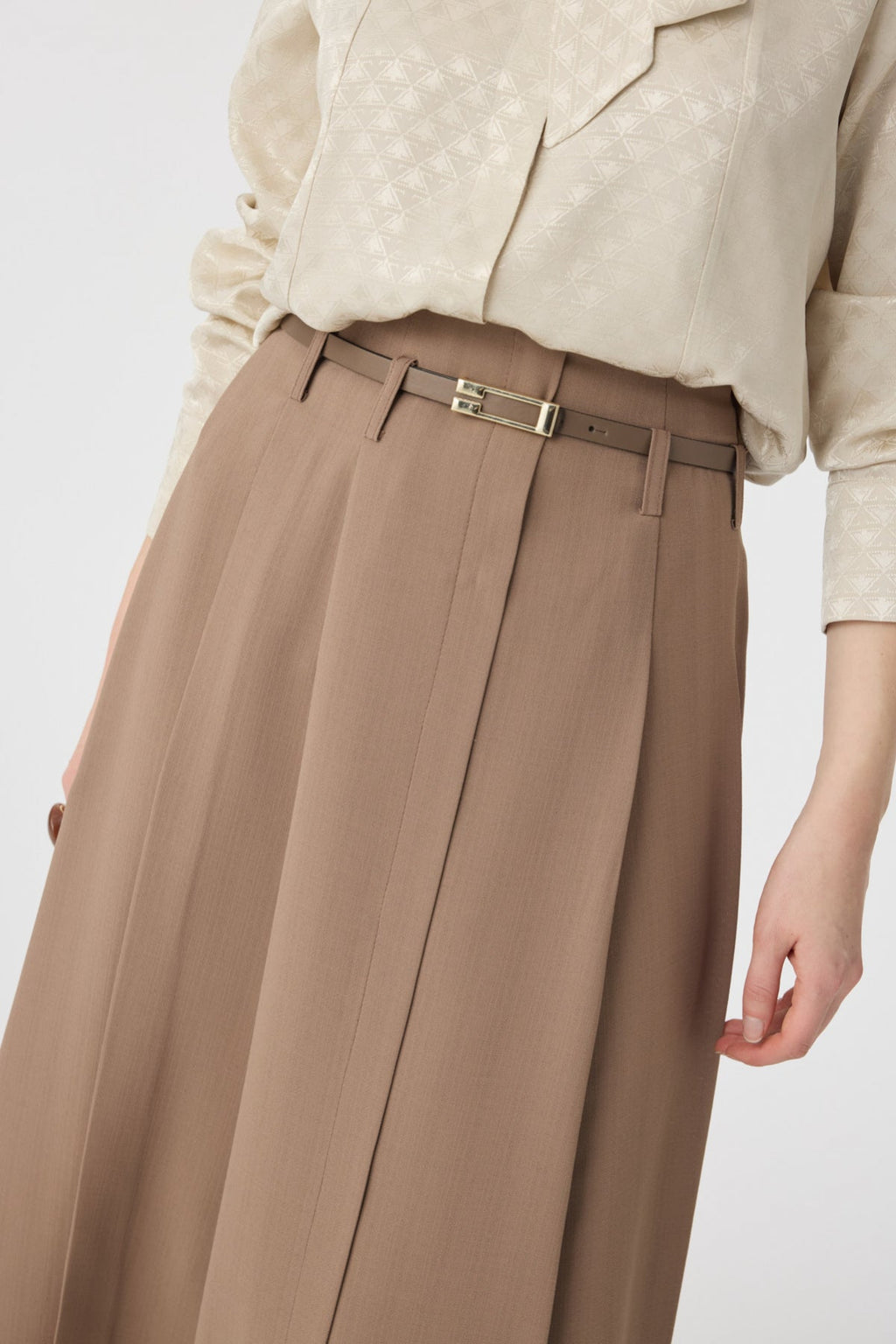 ETK-0212 LİYA ETEK 38-44 Mocha Etek 0212