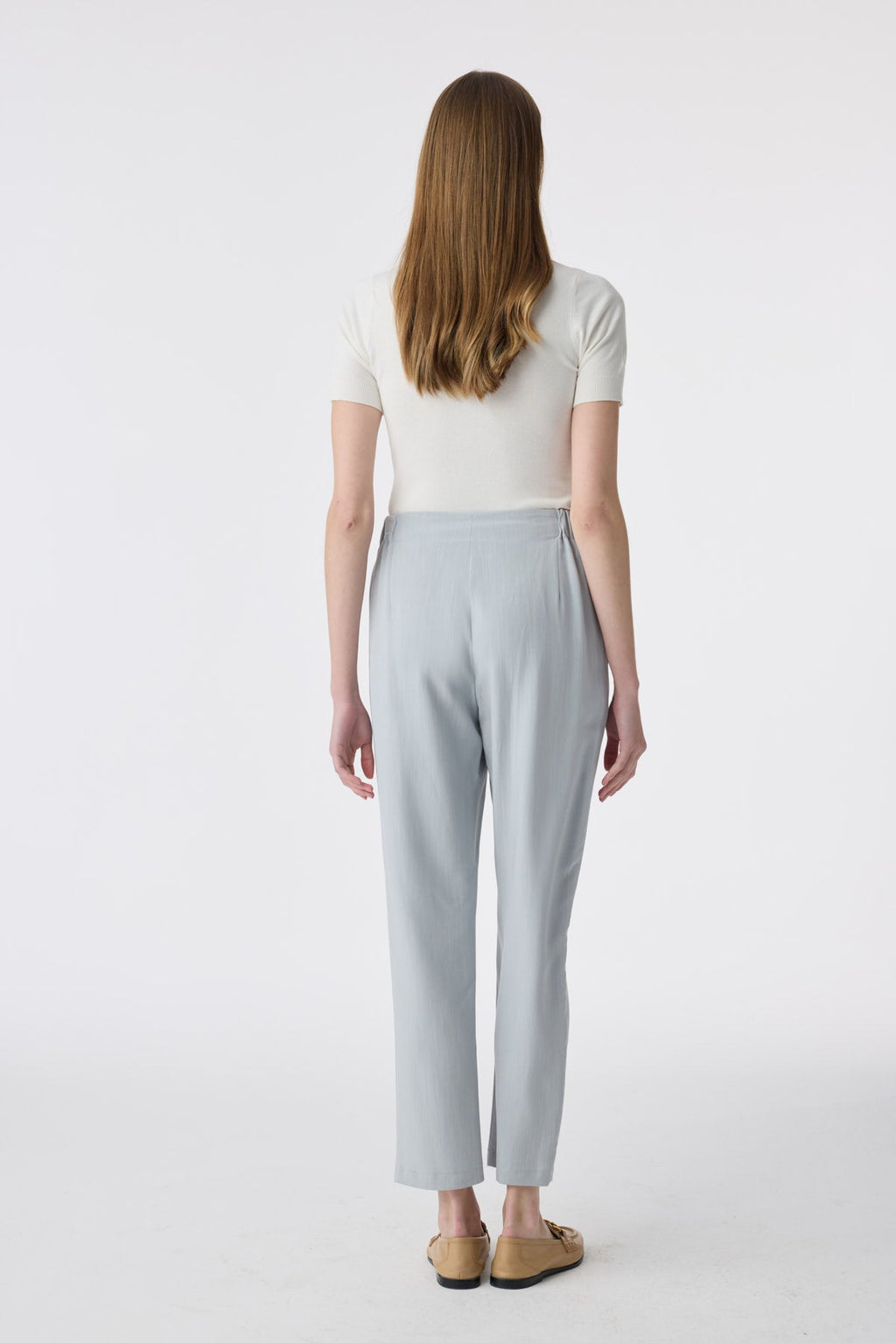P-0267 SAREL PONTOLON 38-44 Gri/mavi Pantolon 0267