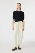 P-0268 SOLENİ PANTOLON 38-42 Ekru Pantolon 0268