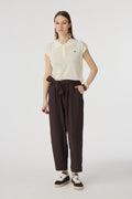 P-0268 SOLENİ PANTOLON 38-42 Kahve Pantolon 0268