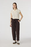 P-0268 SOLENİ PANTOLON 38-42 Kahve Pantolon 0268