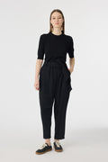 P-0268 SOLENİ PANTOLON 38-42 Siyah Pantolon 0268