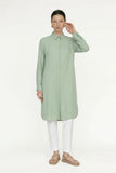 T-0767 SHON TUNİK 38-52 Mint Tunik 0767