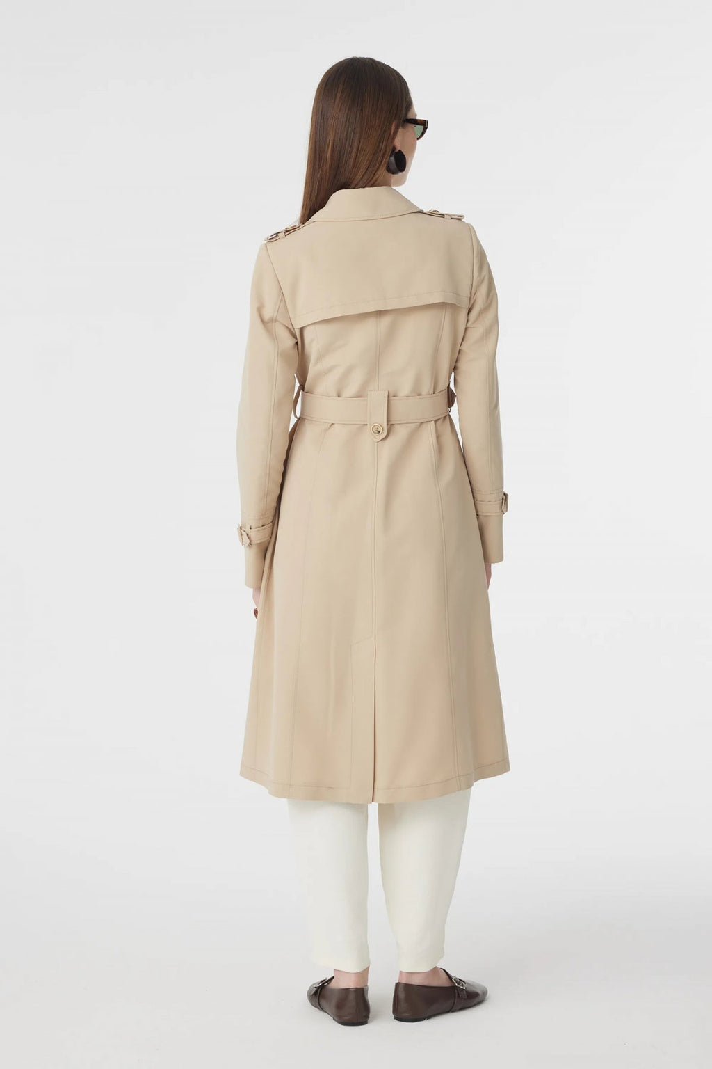 12528 LESNA TRENÇ 38- Bej Trençkot 12528