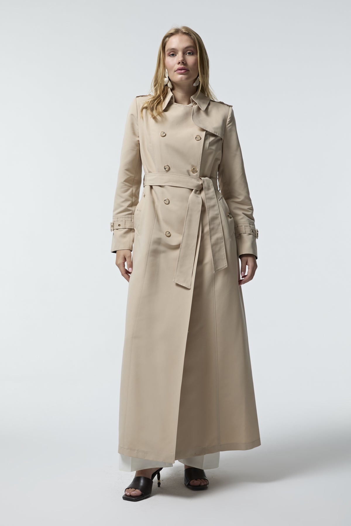 12528 LESNA TRENÇ 40- Taş Trençkot 12528