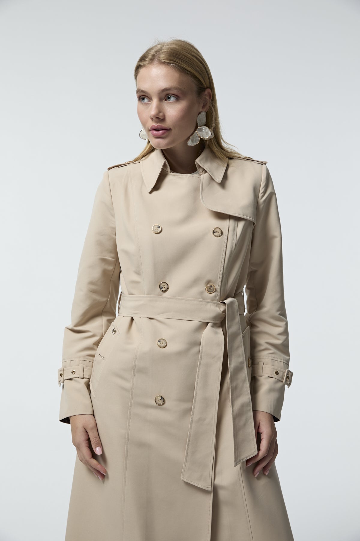 12528 LESNA TRENÇ 40- Taş Trençkot 12528