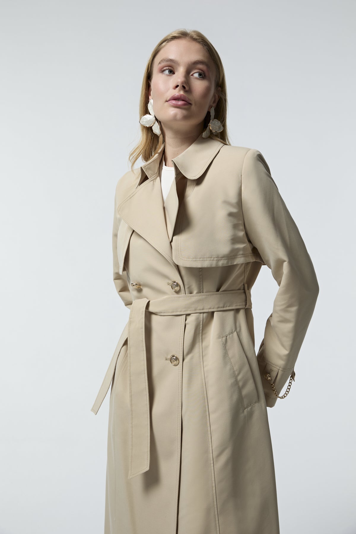 13560 LESNA TRENÇ 38- Bej Trençkot 13560