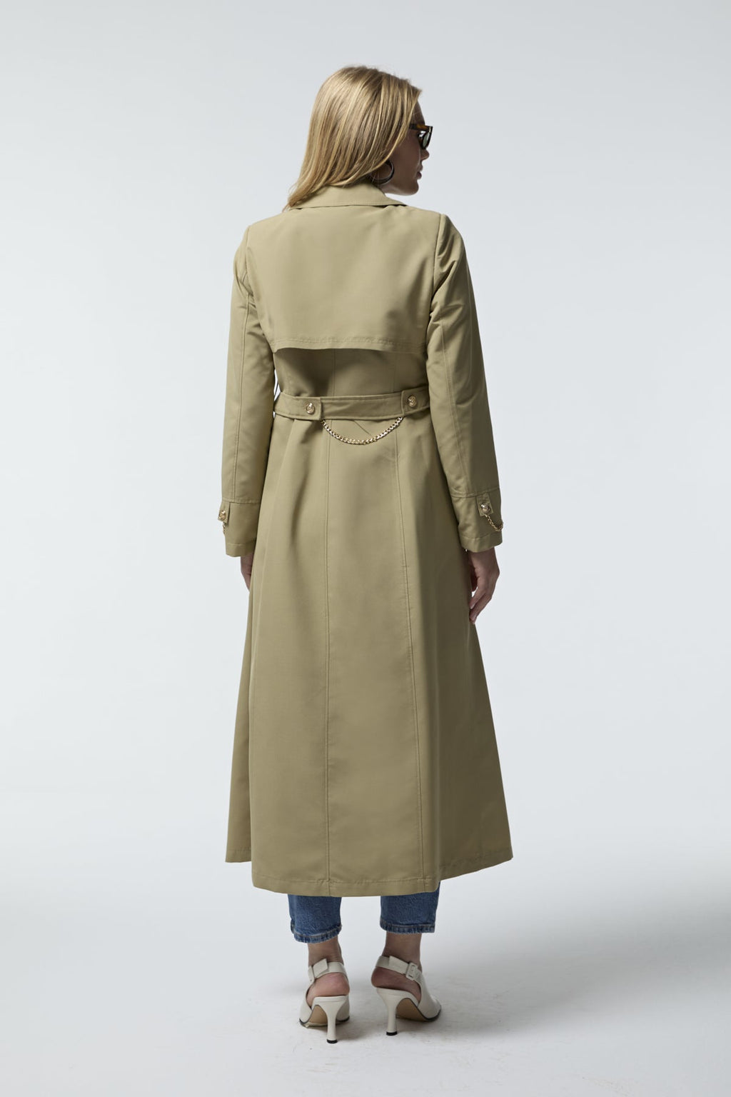 13560 LESNA TRENÇ 38- Yeşil Trençkot 13560