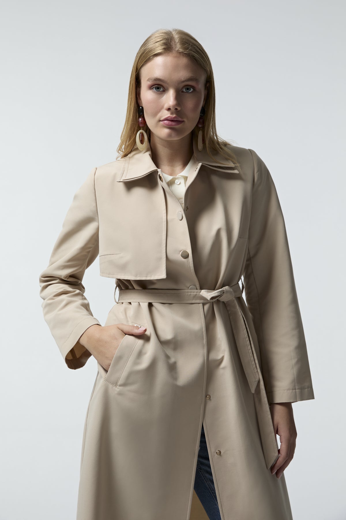 140 LESNA TRENÇ 38- Taş Trençkot 14046