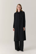 T-1428 LİYA TUNİK 44-52 Siyah Tunik 1428
