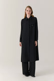 T-1428 LİYA TUNİK 44-52 Siyah Tunik 1428