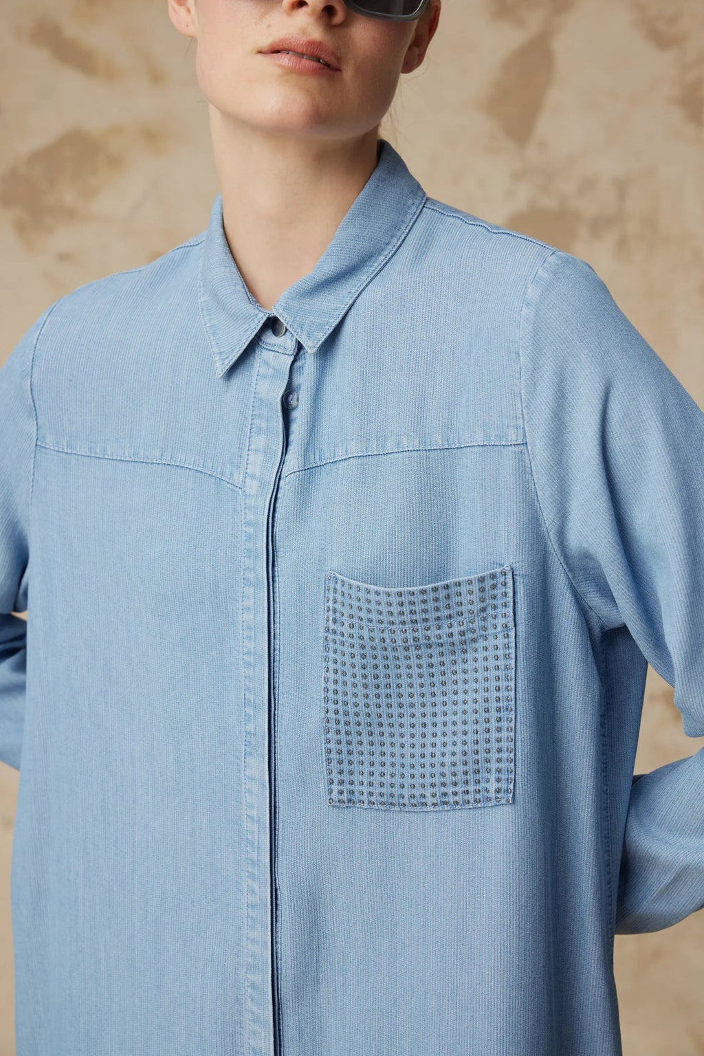 T-1626 NOA TUNİK 44-50 Mavi Tunik 1626