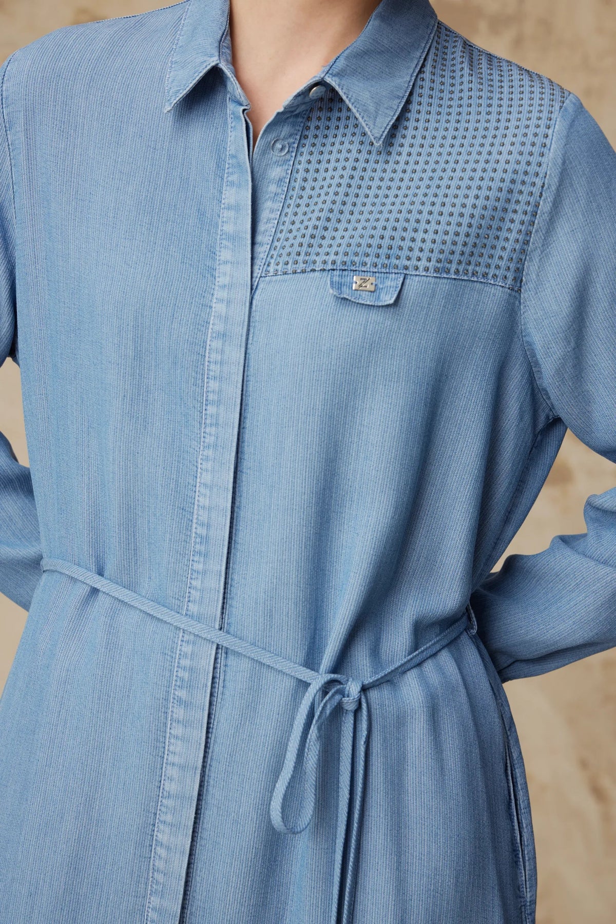 T-1627 NOA TUNİK 44-52 Mavi Tunik 1627