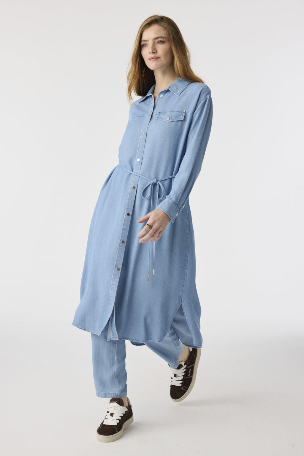 T-1639 NOA TUNİK 38-48 Mavi Tunik 1639
