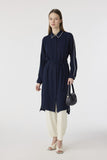 T-1646 TRAPHY TUNİK 38-46 Lacivert Tunik 1646
