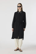 T-1646 TRAPHY TUNİK 38-46 Siyah Tunik 1646