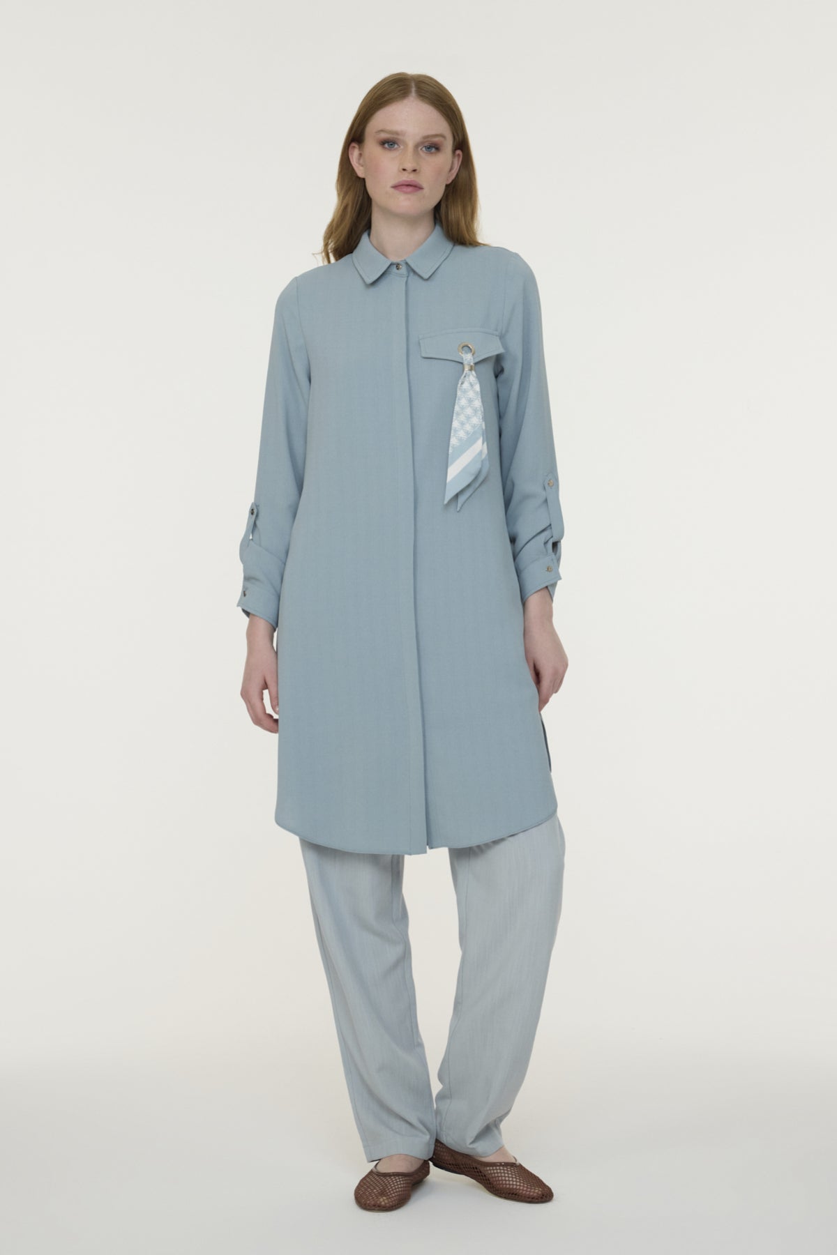T-1654 LİYA TUNİK 38-46 Açelya Tunik 1654