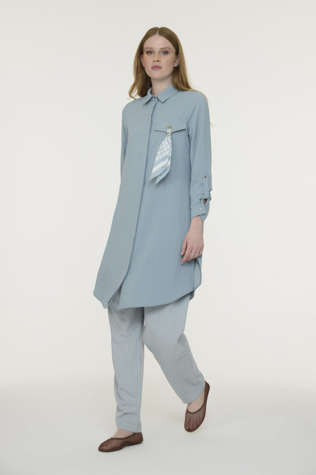 T-1654 LİYA TUNİK 38-46 Açelya Tunik 1654