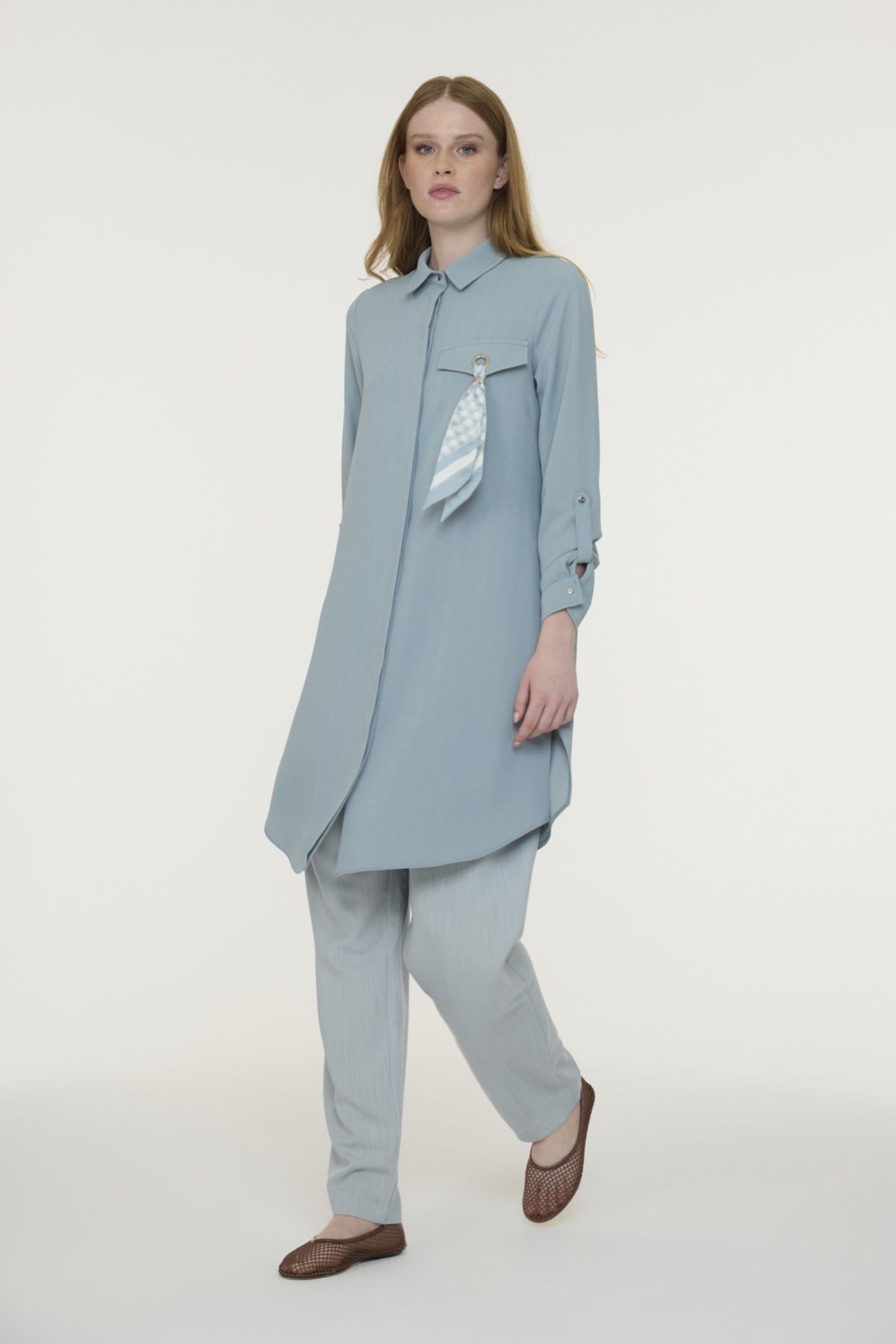 T-1654 LİYA TUNİK 38-46 Açelya Tunik 1654