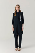 T-1654 SAREL TUNİK 38-46 Lacivert Tunik 1654