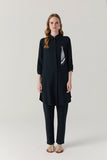 T-1654 SAREL TUNİK 38-46 Lacivert Tunik 1654